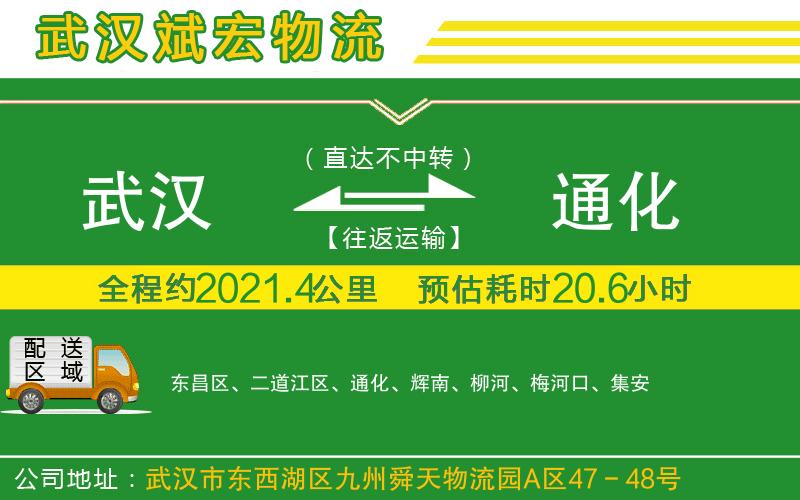 武漢到通化貨運公司