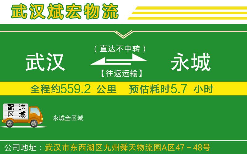 武漢到永城物流公司