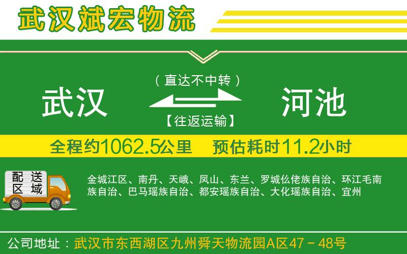 武漢到河池貨運(yùn)專(zhuān)線