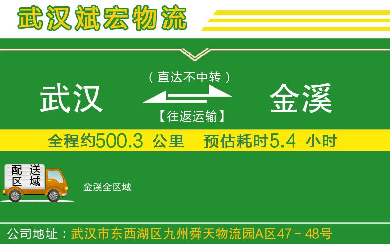 武漢到金溪貨運專線