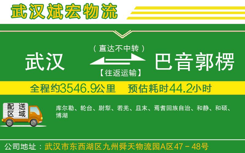 武漢到巴音郭楞蒙古自治州貨運專線