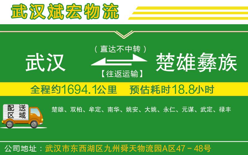 武漢到楚雄彝族自治州貨運(yùn)專線