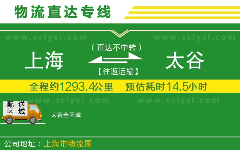 上海到太谷物流專線