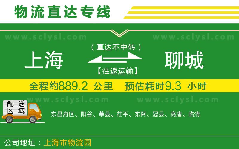 上海到聊城物流專線