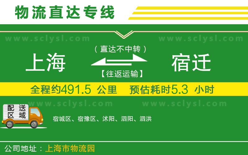 上海到宿遷物流專線