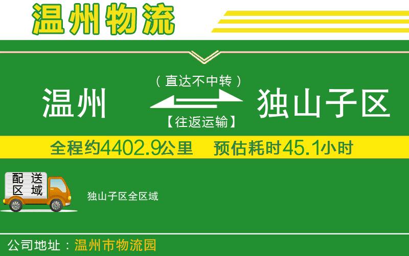 溫州到獨山子區(qū)貨運專線