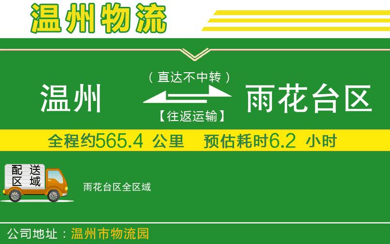 溫州到雨花臺(tái)區(qū)貨運(yùn)公司