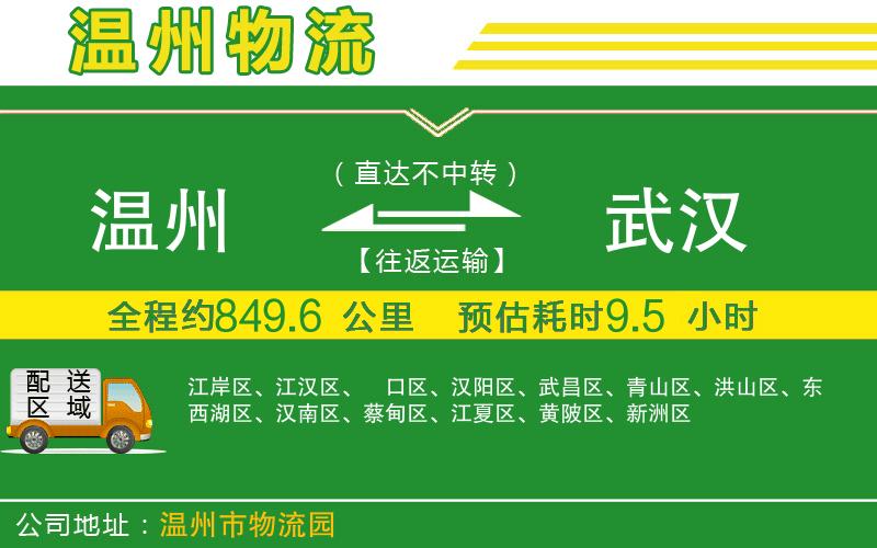 溫州到武漢貨運(yùn)公司