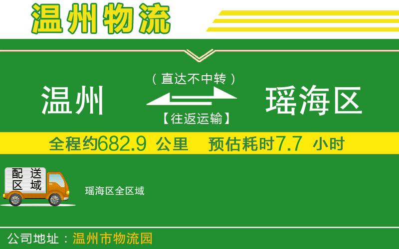 溫州到瑤海區(qū)貨運公司