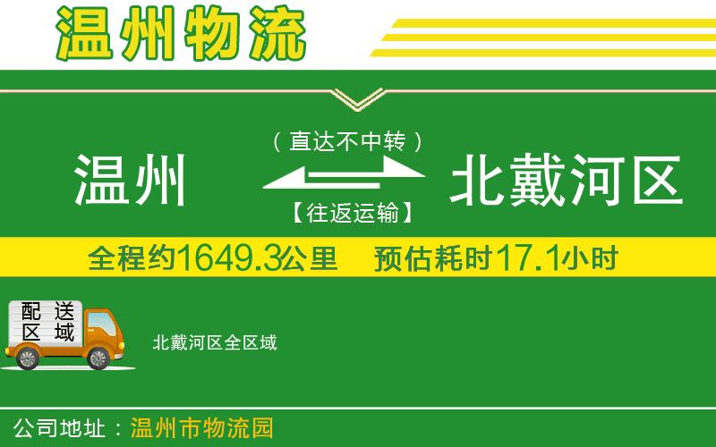 溫州到北戴河區(qū)貨運(yùn)專線