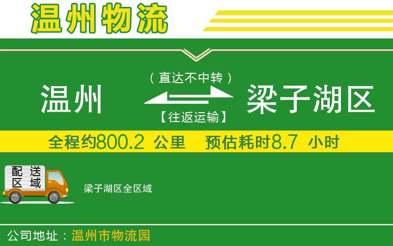 溫州到梁子湖區(qū)貨運專線