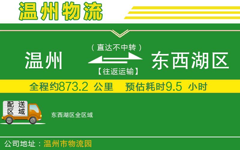 溫州到東西湖區(qū)貨運專線